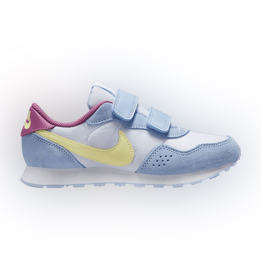 Nike Kids Light Blue, Pink & Yellow Velcro Casual Sneakers - Picture 1 of 15